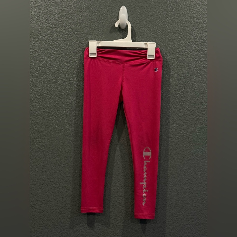 Girls Champion Size 6/7 Hot Pink Athletic Yoga Stretch Pants Bottoms